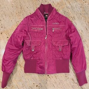 Ecko Red 2000s Streetwear Y2K Women Bomber Jacket vintage